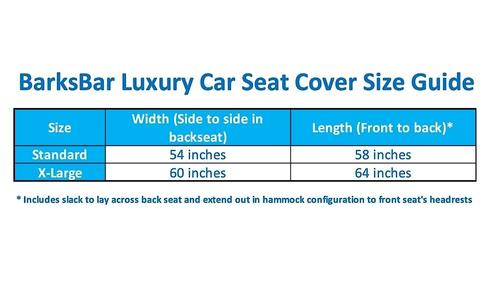 Show full view: BarksBar Luxury Waterproof Car Seat Cover, Black, Extra Large slide 2 of 7