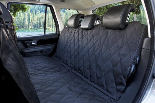 Show full view: BarksBar Luxury Waterproof Car Seat Cover, Black, Extra Large slide 4 of 7