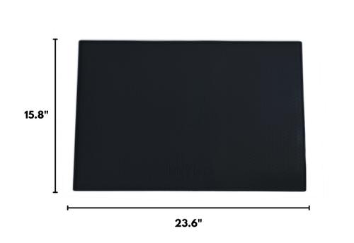 Show full view: BarksBar Original Silicone Cat & Dog Feeding Mat, Black, Large slide 6 of 10
