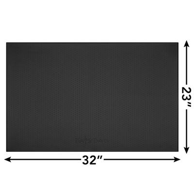 Show full view: BarksBar Original Silicone Cat & Dog Feeding Mat, Black, X-Large slide 5 of 10