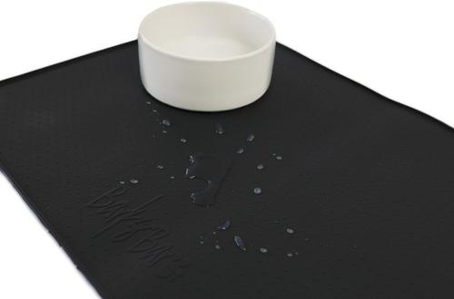 Show full view: BarksBar Original Silicone Cat & Dog Feeding Mat, Black, X-Large slide 7 of 10