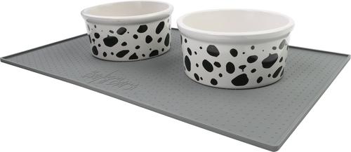 Show full view: BarksBar Original Silicone Cat & Dog Feeding Mat, Gray, Small slide 4 of 6