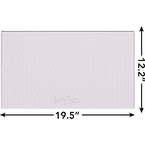 BarksBar Original Silicone Cat & Dog Feeding Mat, Lavender, Small