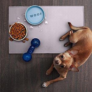 BarksBar Original Silicone Cat & Dog Feeding Mat, Lavender, Small