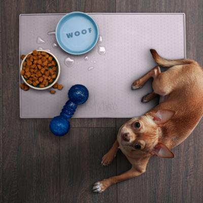 Show full view: BarksBar Original Silicone Cat & Dog Feeding Mat, Lavender, Small slide 3 of 4