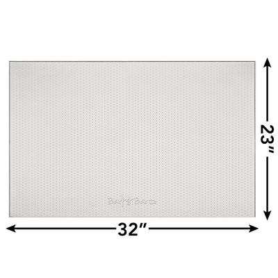 Show full view: BarksBar Original Silicone Cat & Dog Feeding Mat, Light Gray, X-Large slide 5 of 10