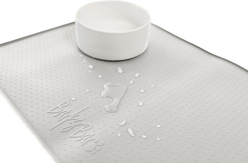 Show full view: BarksBar Original Silicone Cat & Dog Feeding Mat, Light Gray, X-Large slide 7 of 10