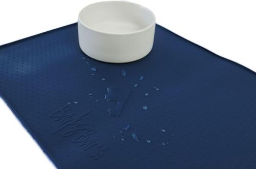 Show full view: BarksBar Original Silicone Cat & Dog Feeding Mat, Navy Blue, X-Large slide 7 of 10