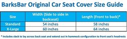BarksBar Original Waterproof Car Seat Cover, Extra Large slide 2 of 5