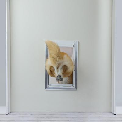 Show full view: BarksBar Plastic Dog Door, Small/Medium slide 3 of 8