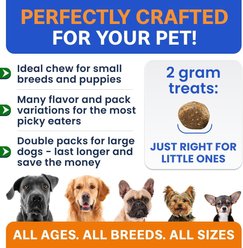 Bark&Spark Calming Melatonin Stress Anxiety Relief & Sleep Aid Chew Supplement for Dogs, 120 count slide 2 of 8