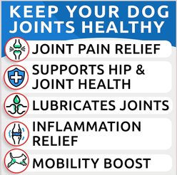 Bark&Spark Glucosamine Chondroitin Hip & Joint with Omega 3 & Fish Oil Supplement for Dogs, 180 count slide 2 of 7