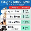 Show in main carousel: Bark&Spark Glucosamine Chondroitin Hip & Joint with Omegas 3 & Fish Oil Advanced Mobility Chew Supplement for Dogs, 120 count slide 6 of 8