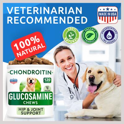 Show full view: Bark&Spark Glucosamine Hip & Joint Care Dog Chews Supplement, 240 count slide 8 of 9