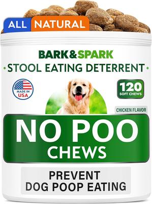 BARK&SPARK No Poo Coprophagia Stool Eating Deterrent Probiotics