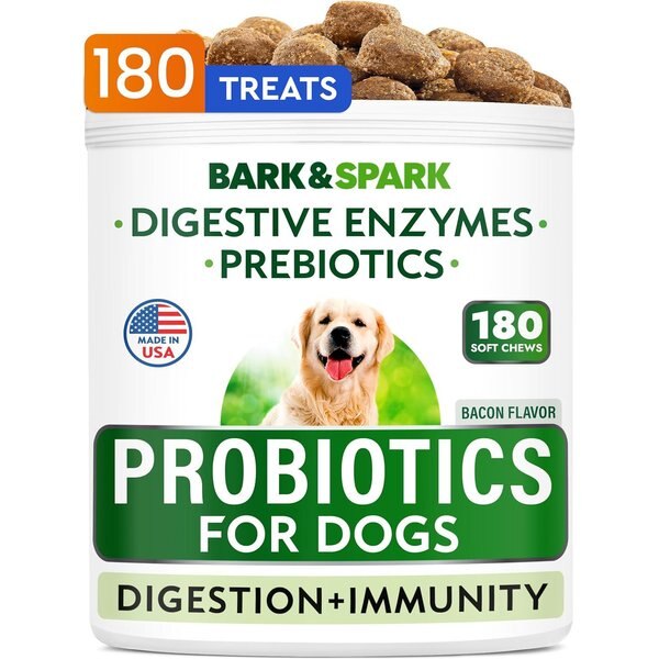 Bark&Spark No Poo & Coprophagia Stool Eating Deterrent Probiotics & Enzymes Chew Supplement for Dogs