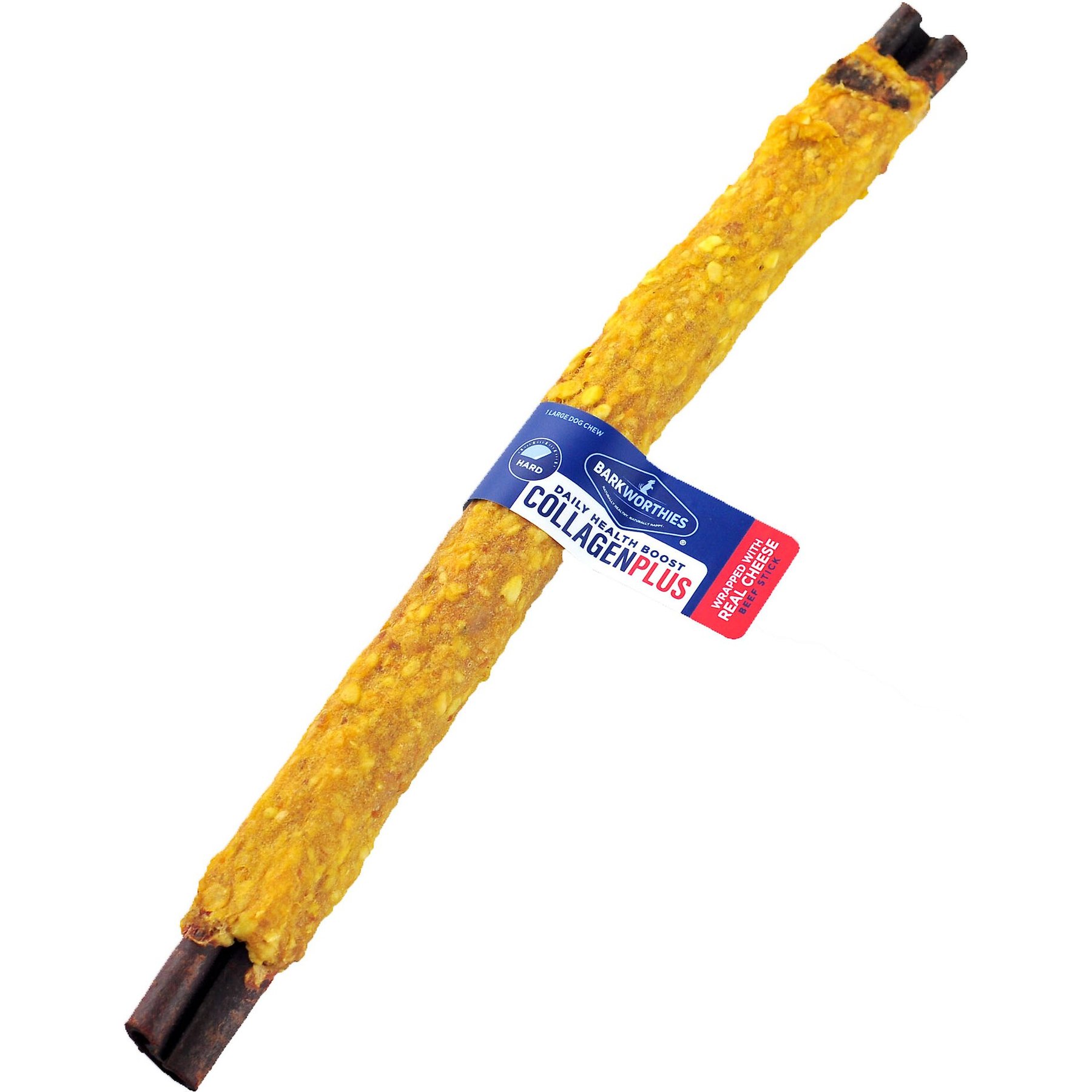 Barkworthies 12-inch Collagen Cheese Dog Bone