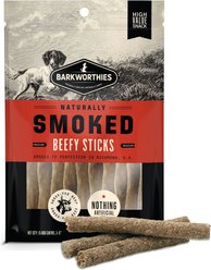 Barkworthies 4-5-in Smoked Beefy Sticks Dog Treat, 15 count
