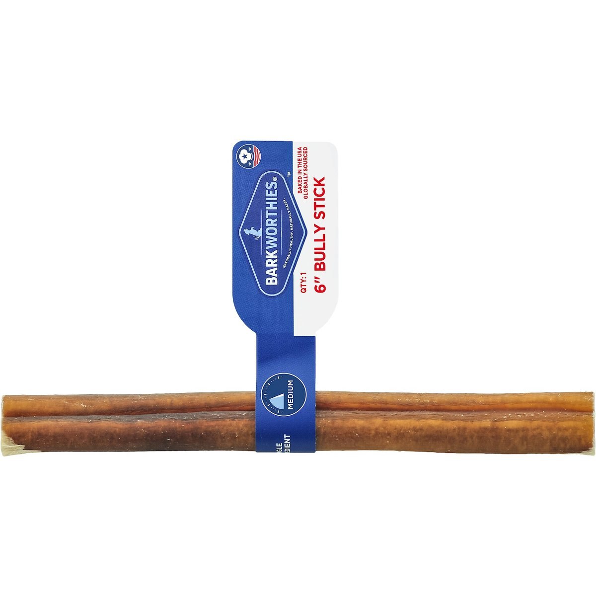 Barkworthies 6-inch Standard Bully Sticks Dog Treat