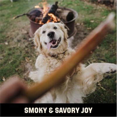 Show full view: Barkworthies 6-in Smoked Bully Sticks Standard Dog Treat, 3 count slide 8 of 9