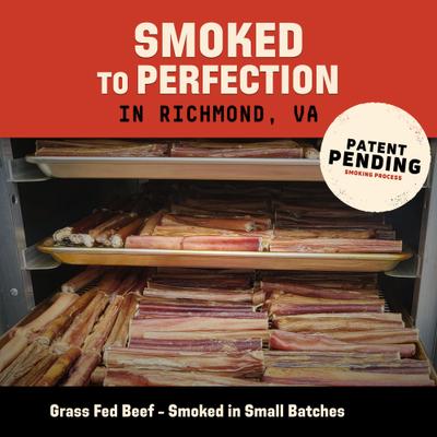 Show full view: Barkworthies 6-in Smoked Bully Sticks Thick Dog Treat, 3 count slide 5 of 7