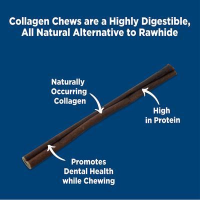Show full view: Barkworthies 95% Collagen Beef Sticks Dog Treats, 12-in, 2 count slide 5 of 8
