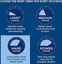 Barkworthies Beef Cheek Peanut Butter Dipped Dog Bone, Large slide 2 of 3