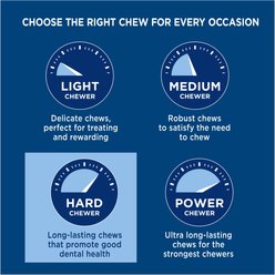 Barkworthies Beef Cheek Peanut Butter Dipped Dog Bone, Medium slide 2 of 3