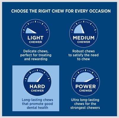 Show full view: Barkworthies Beef Cheek Peanut Butter Dipped Dog Bone, Medium slide 3 of 5