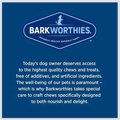 Show full view: Barkworthies Beef Cheek Peanut Butter Dipped Dog Bone, Medium slide 4 of 5