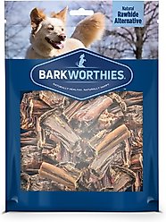 Barkworthies Beef Gullet Stick Bites Dog Chews, 1.5-lb bag