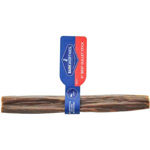 Barkworthies Beef Gullet Sticks 6" Dog Treat