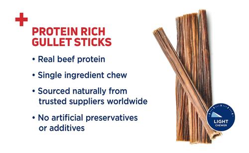Show full view: Barkworthies Beef Gullet Sticks 6" Dog Treat slide 5 of 10