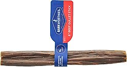 Barkworthies Beef Gullet Sticks 6" Dog Treat, 2 count bundle