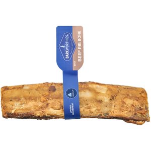 Barkworthies Beef Rib Bone Dog Treat