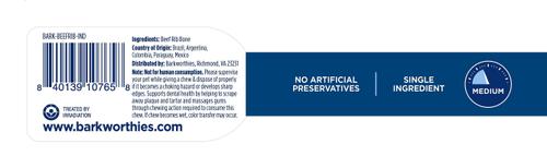 Show full view: Barkworthies Beef Rib Bone Dog Treat slide 3 of 8