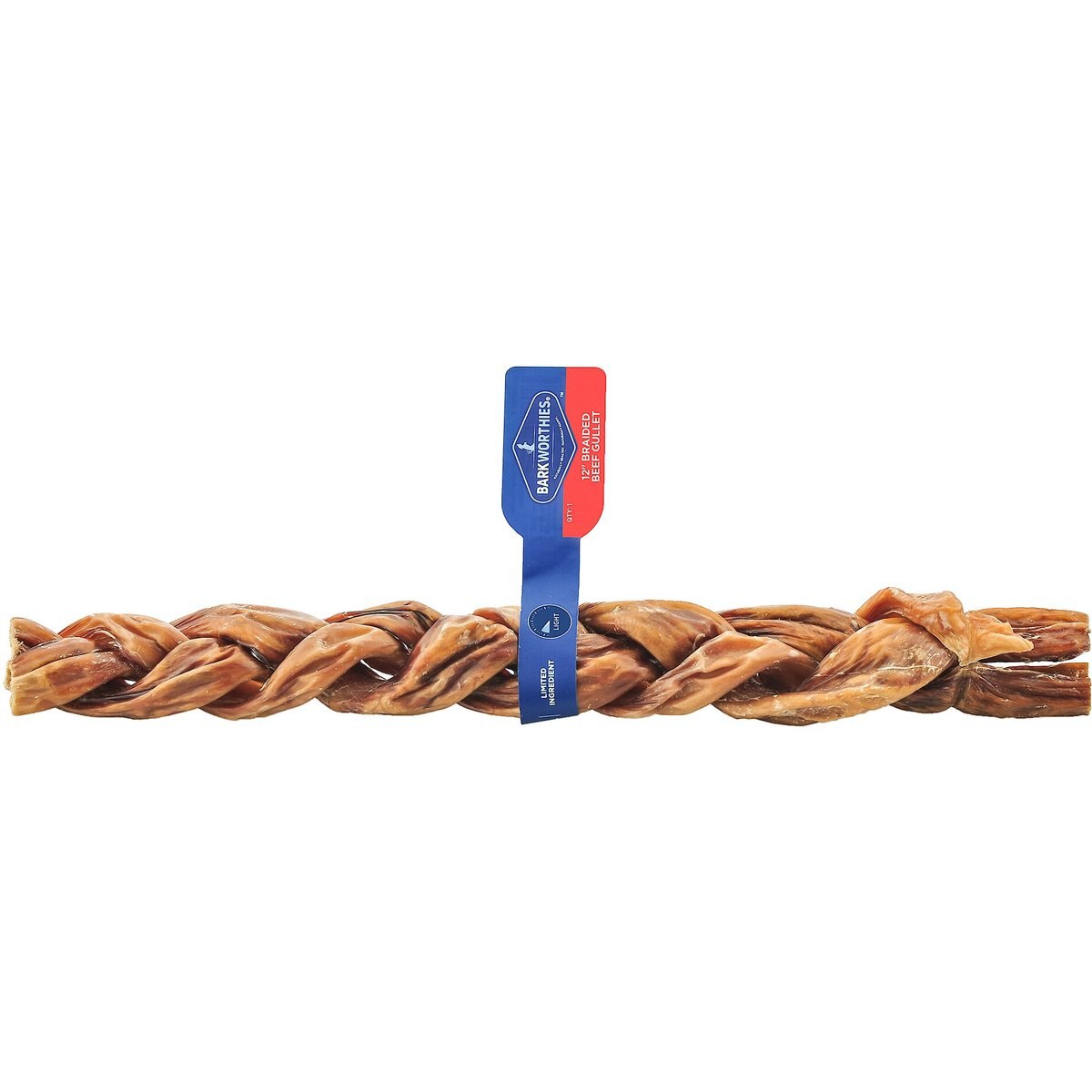 Barkworthies Braided 12" Bully Sticks Dog Treat