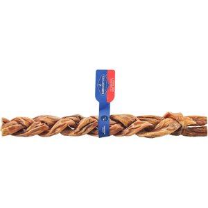 Barkworthies Braided Beef Gullet 12" Dog Treat