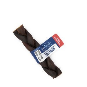 Barkworthies Collagen 5-inch Braided Stick Dog Bone
