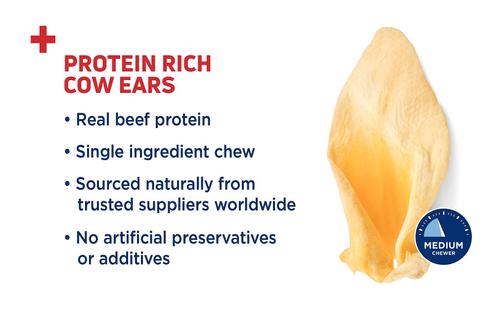 Show full view: Barkworthies Cow Ears Dog Treats, 10 count slide 6 of 9