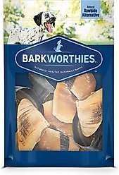 Barkworthies Cow Hooves Dog Chews, 12 count