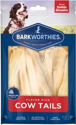 Barkworthies Cow Tails Dog Treats, 6-oz bag
