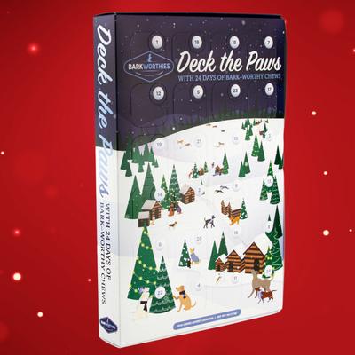 Show full view: Barkworthies Deck the Paws Holiday Advent Calendar Dog Treat slide 8 of 10