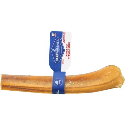 Barkworthies Barkworthies Double Cut 6" Bully Sticks Dog Treat