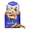 Barkworthies Duck Feet Dog Treats, case of 50