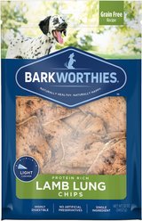 Barkworthies Lamb Lung Dehydrated Dog Treats, 12-oz bag