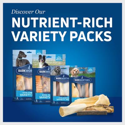 Show full view: Barkworthies Medium Breed Variety Pack Natural Dog Chews, 5 count slide 7 of 11
