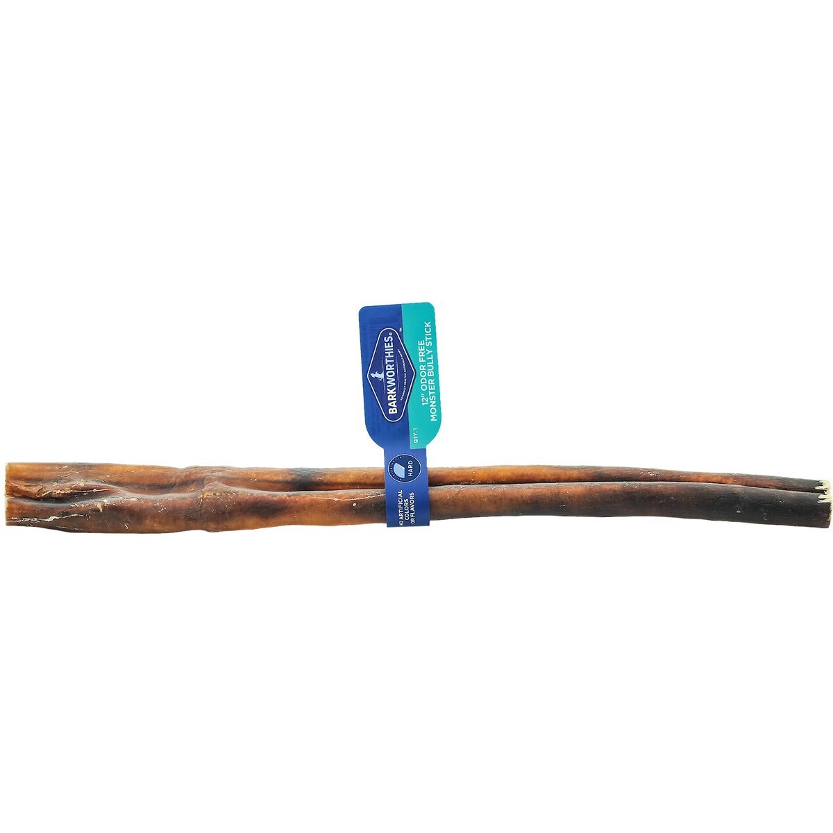 Barkworthies Odor-Free 12" Monster Bully Stick Dog Treat, 1 count