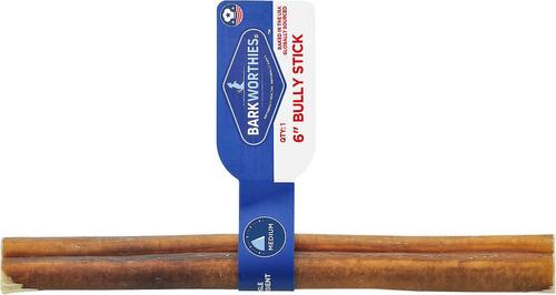 Show full view: Barkworthies Odor-Free American Bully Sticks 6" Dog Treats, 6 count slide 1 of 9