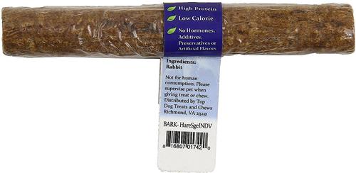 Show full view: Barkworthies Rabbit Sausage Dog Treats, 6 count slide 3 of 9